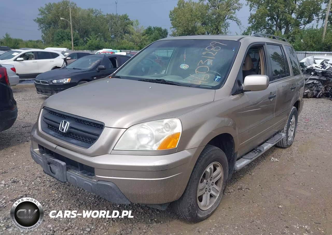 2005 Honda Pilot Ex-L VIN:2HKYF18545H535222 - 2