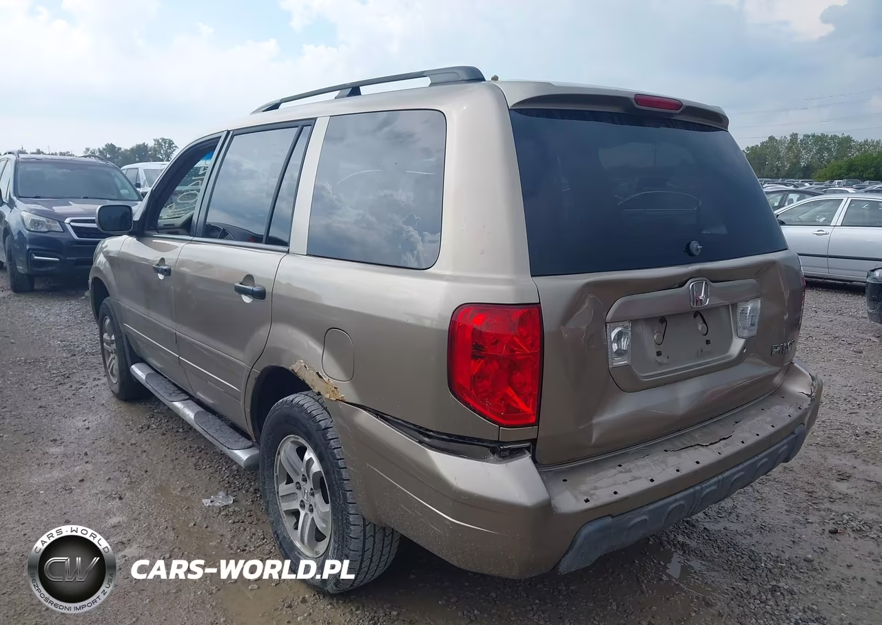 2005 Honda Pilot Ex-L VIN:2HKYF18545H535222 - 3