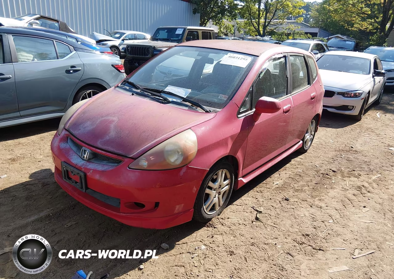 2007 Honda Fit Sport VIN:JHMGD38697S058425 - 2