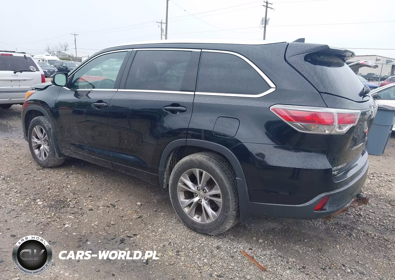 2014 Toyota Highlander Xle V6 VIN:5TDJKRFH7ES069014 - 3