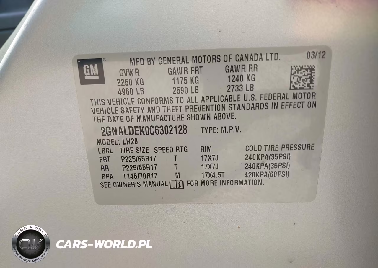 2012 Chevrolet Equinox 1Lt VIN:2GNALDEK0C6302128 - 9