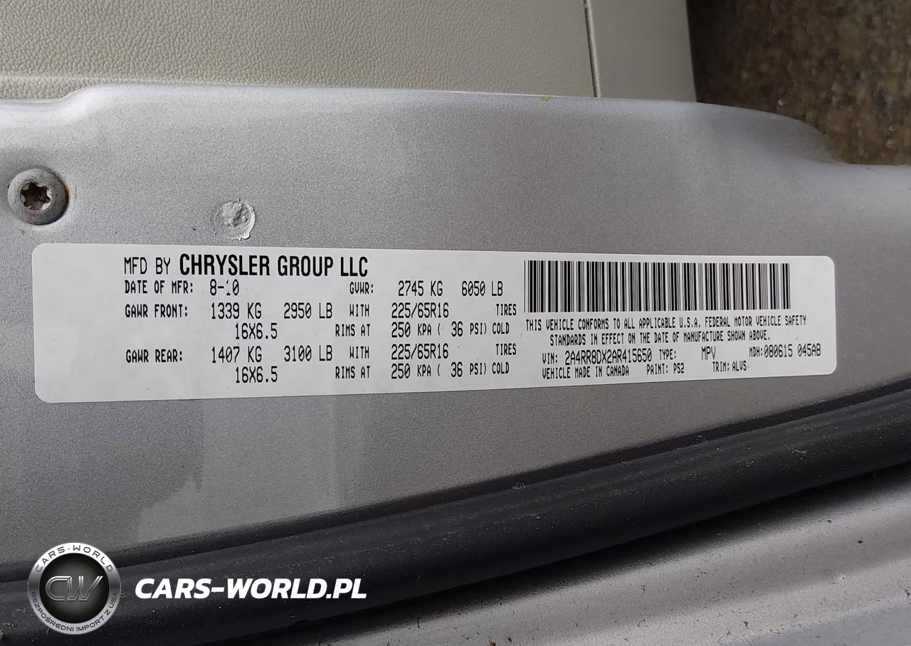 2010 Chrysler Town & Country Touring Plus VIN:2A4RR8DX2AR415650 - 9