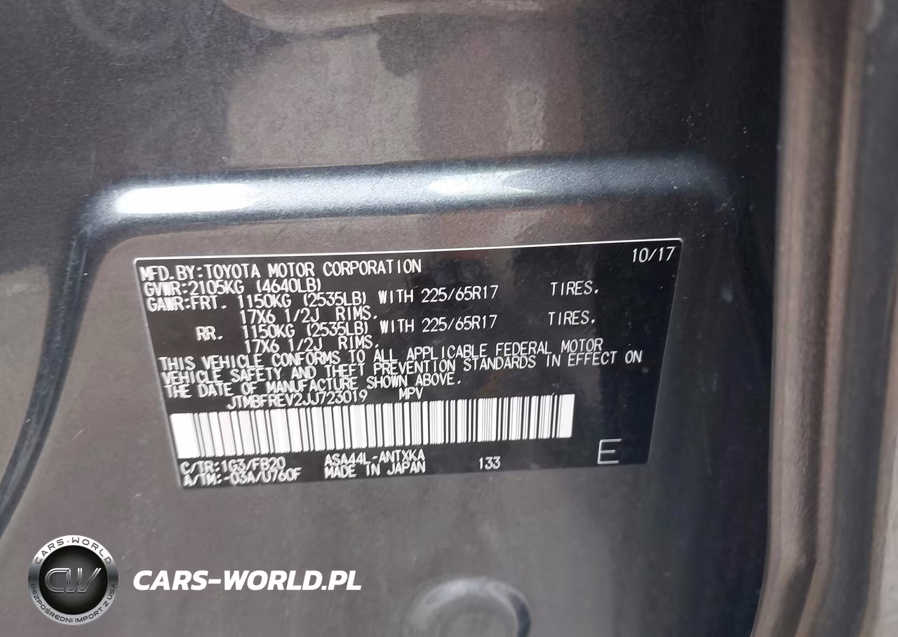 2018 Toyota Rav4 Le VIN:JTMBFREV2JJ723019 - 9