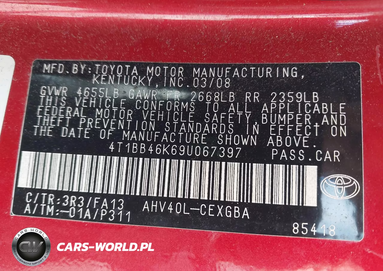 2009 Toyota Camry Hybrid VIN:4T1BB46K69U067397 - 9