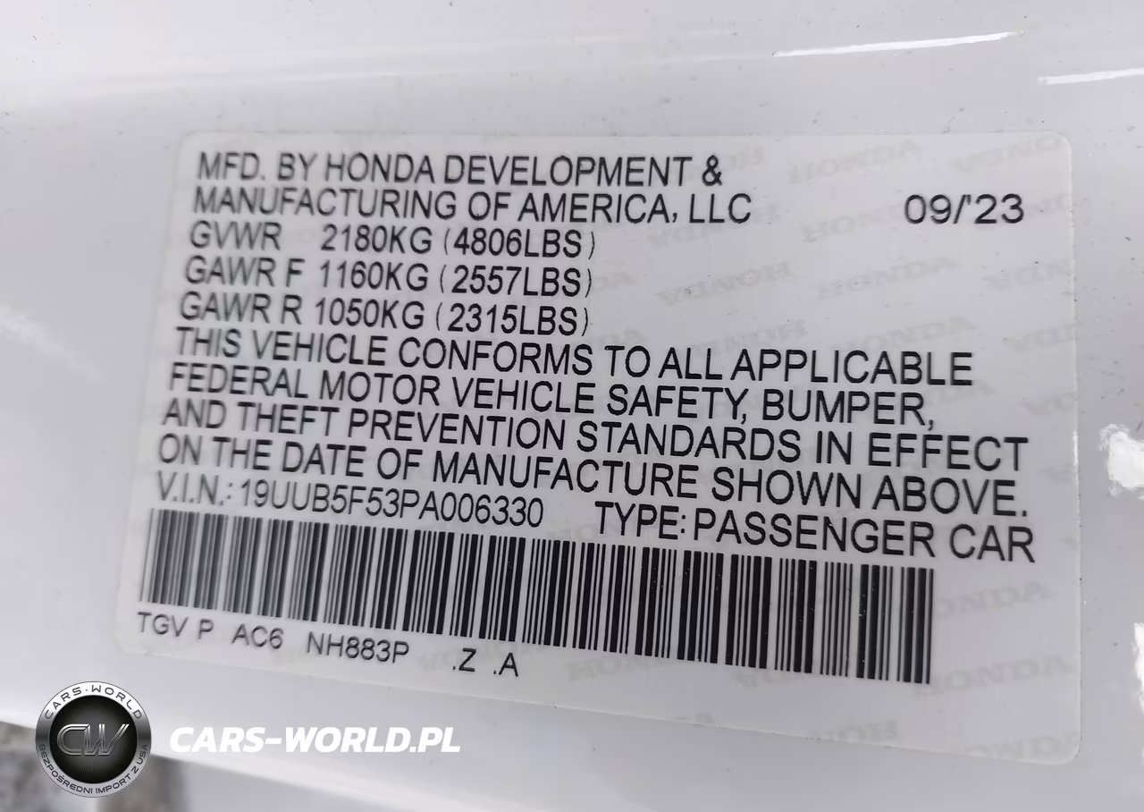 2023 Acura Tlx Tech A VIN:19UUB5F53PA006330 - 17