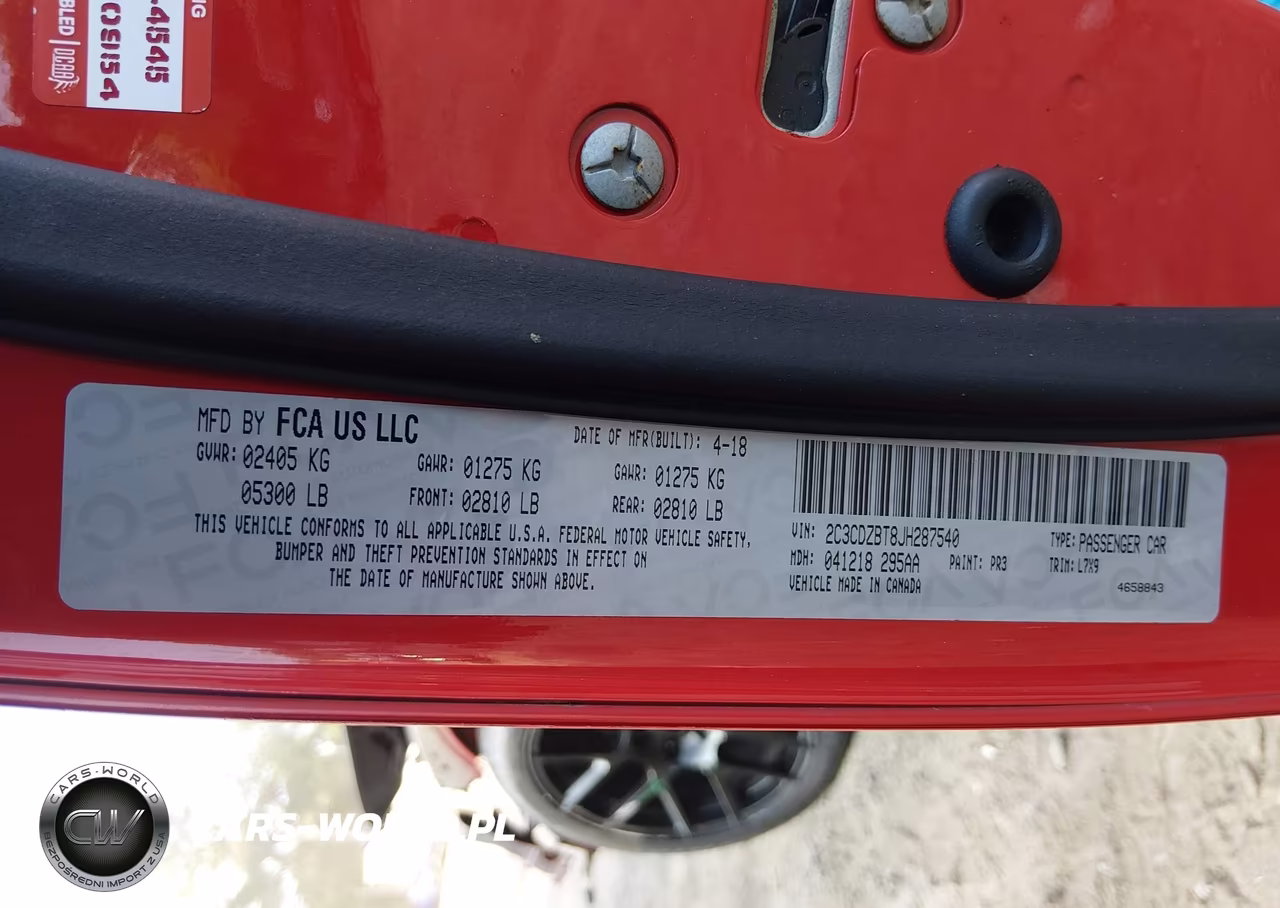 2018 Dodge Challenger R-T VIN:2C3CDZBT8JH287540 - 9