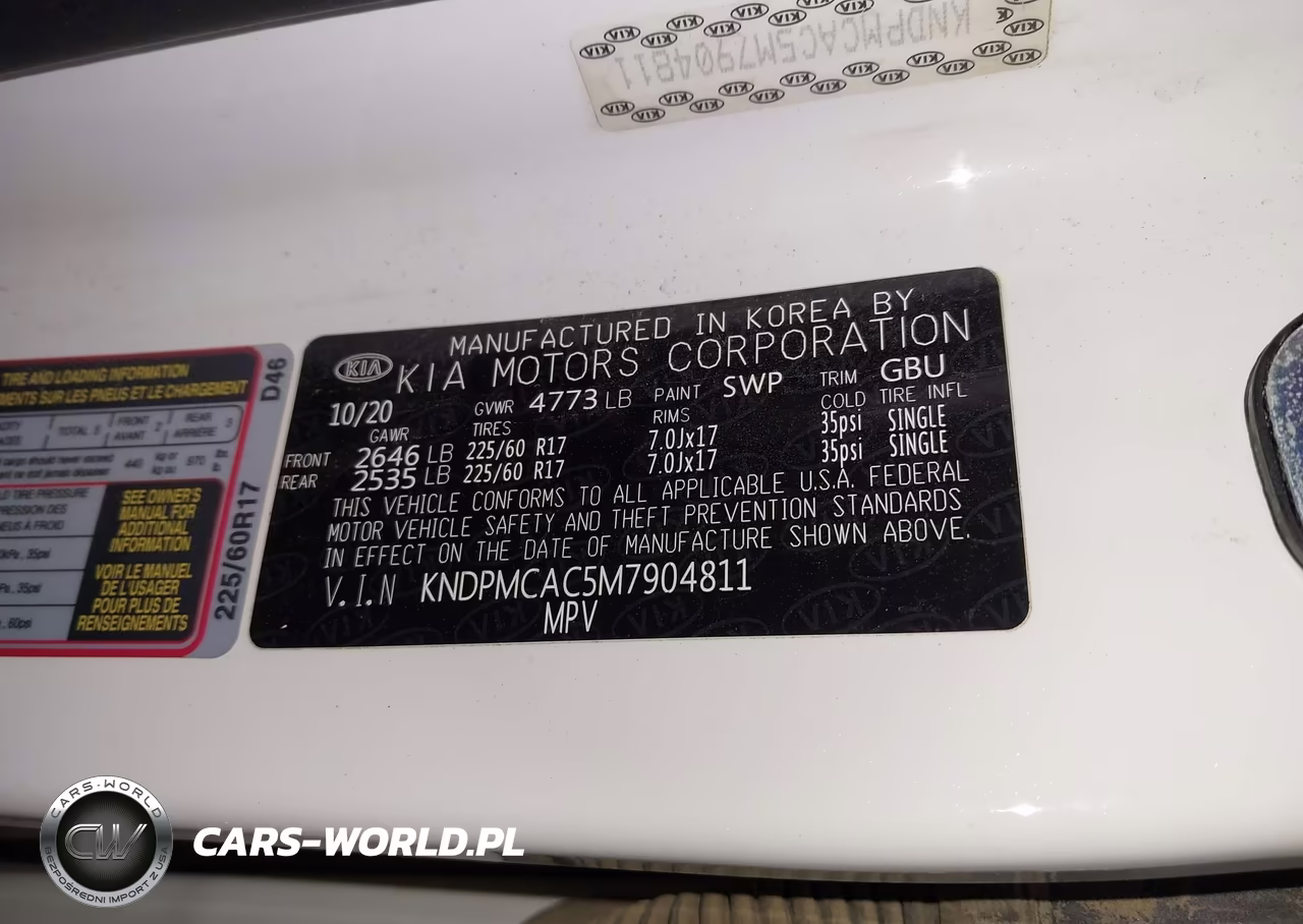 2021 Kia Sportage Lx VIN:KNDPMCAC5M7904811 - 9