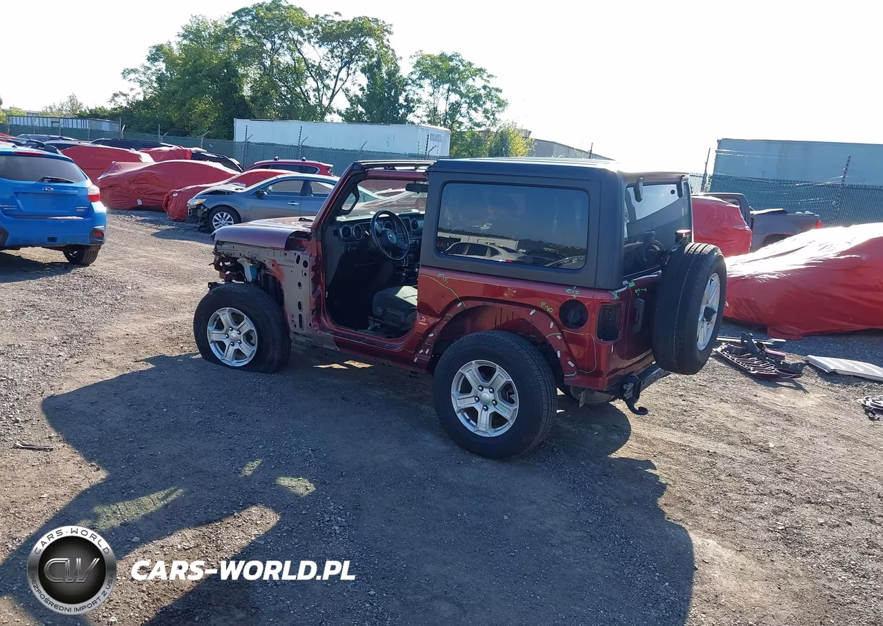 2021 Jeep Wrangler Sport S 4X4 VIN:1C4HJXAG7MW823869 - 3