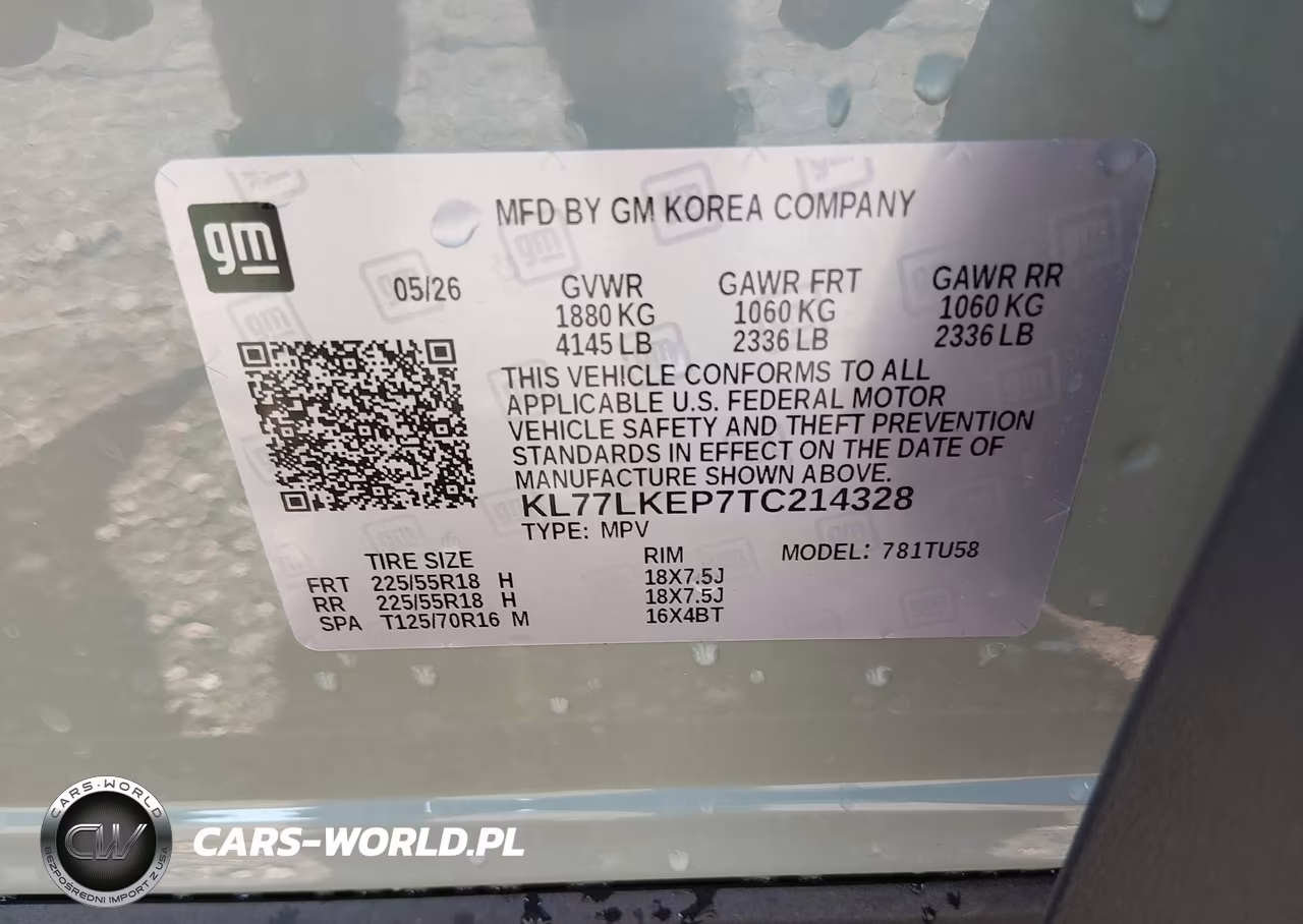 2026 Chevrolet Trax Fwd Activ VIN:KL77LKEP7TC214328 - 9