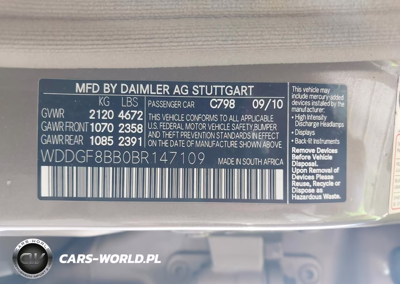 2011 Mercedes-Benz C 300 Luxury 4Matic VIN:WDDGF8BB0BR147109 - 9