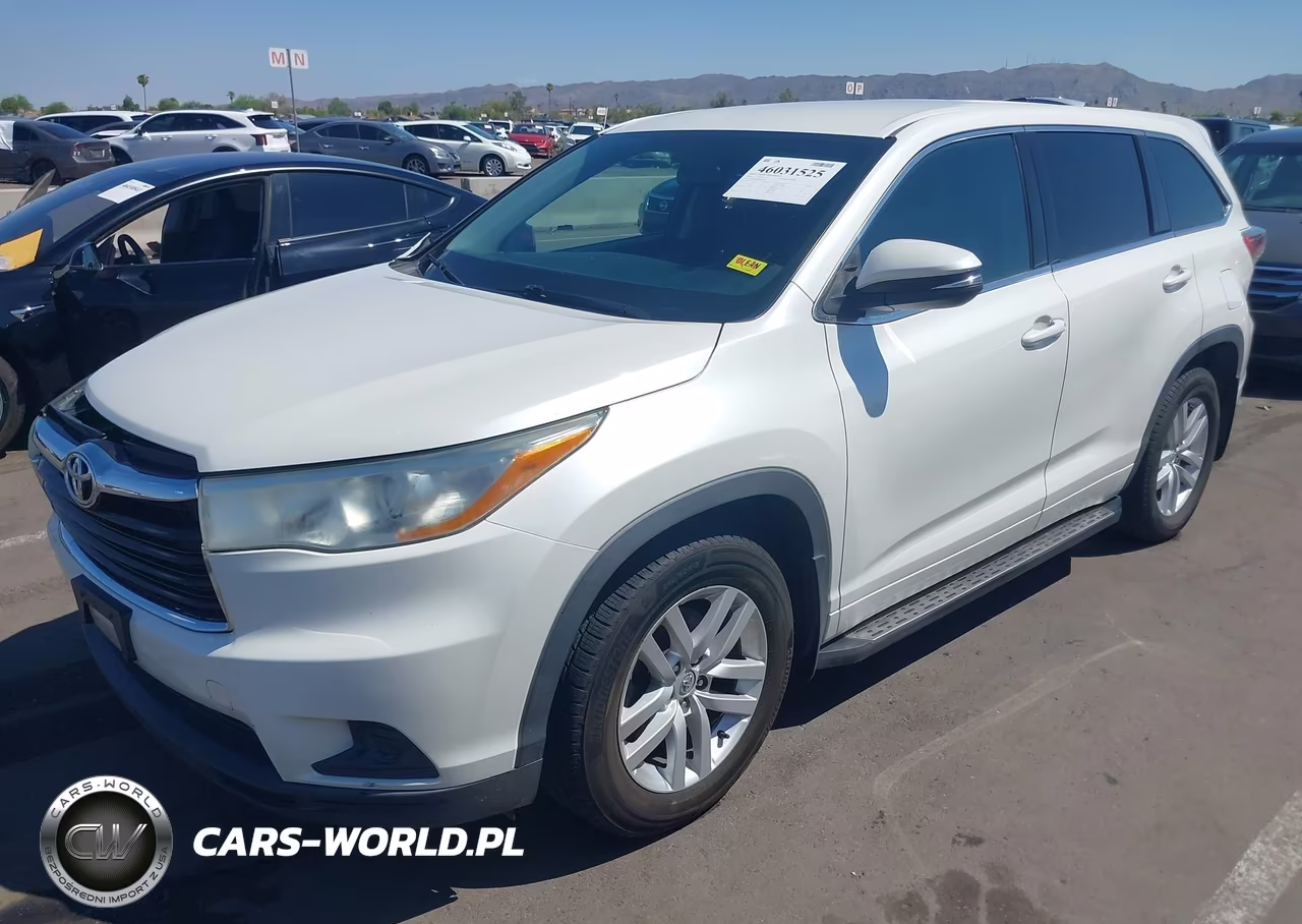 2014 Toyota Highlander Le V6 VIN:5TDBKRFH6ES037840 - 2
