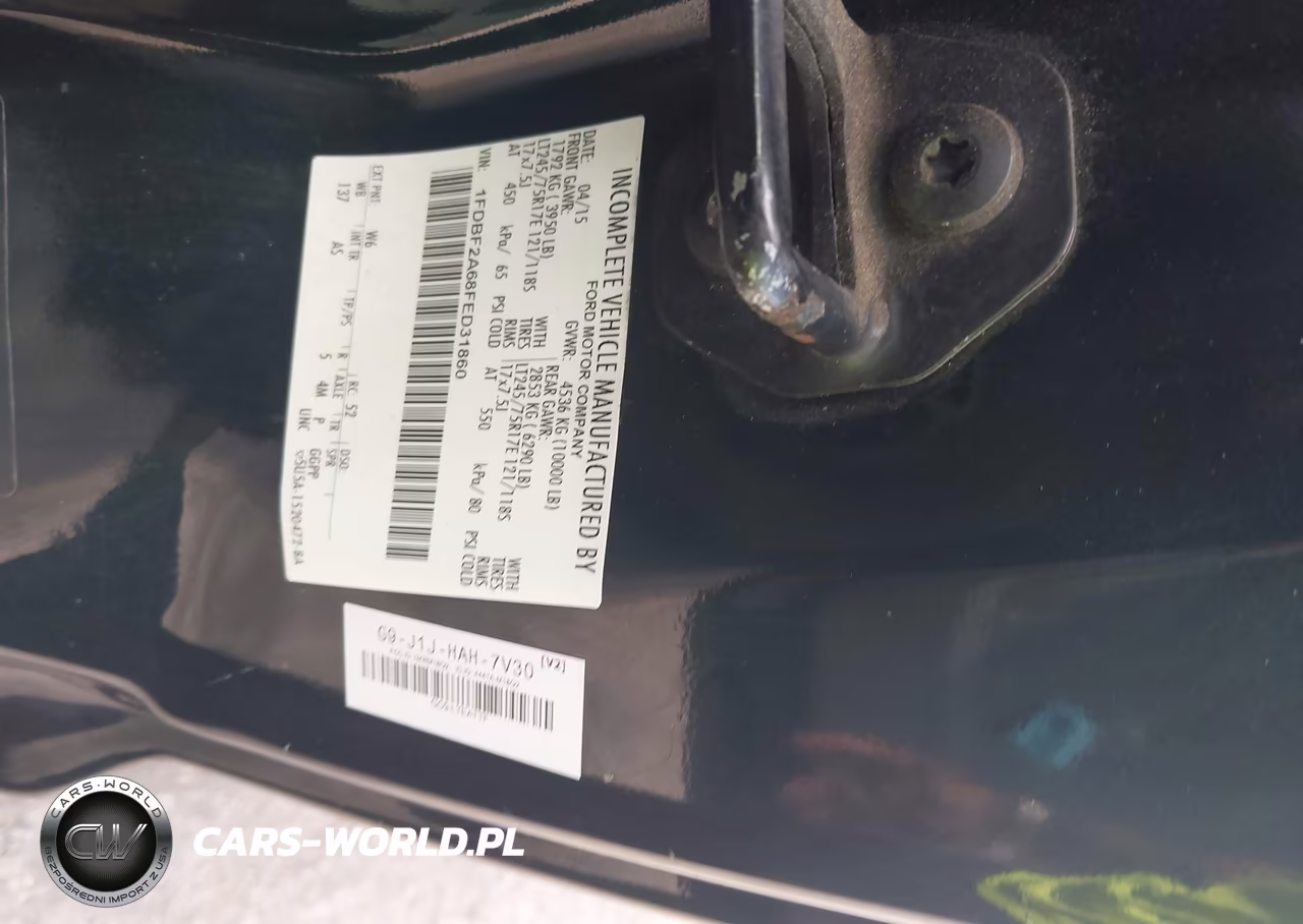 2015 Ford F-250 Xl VIN:1FDBF2A68FED31860 - 9