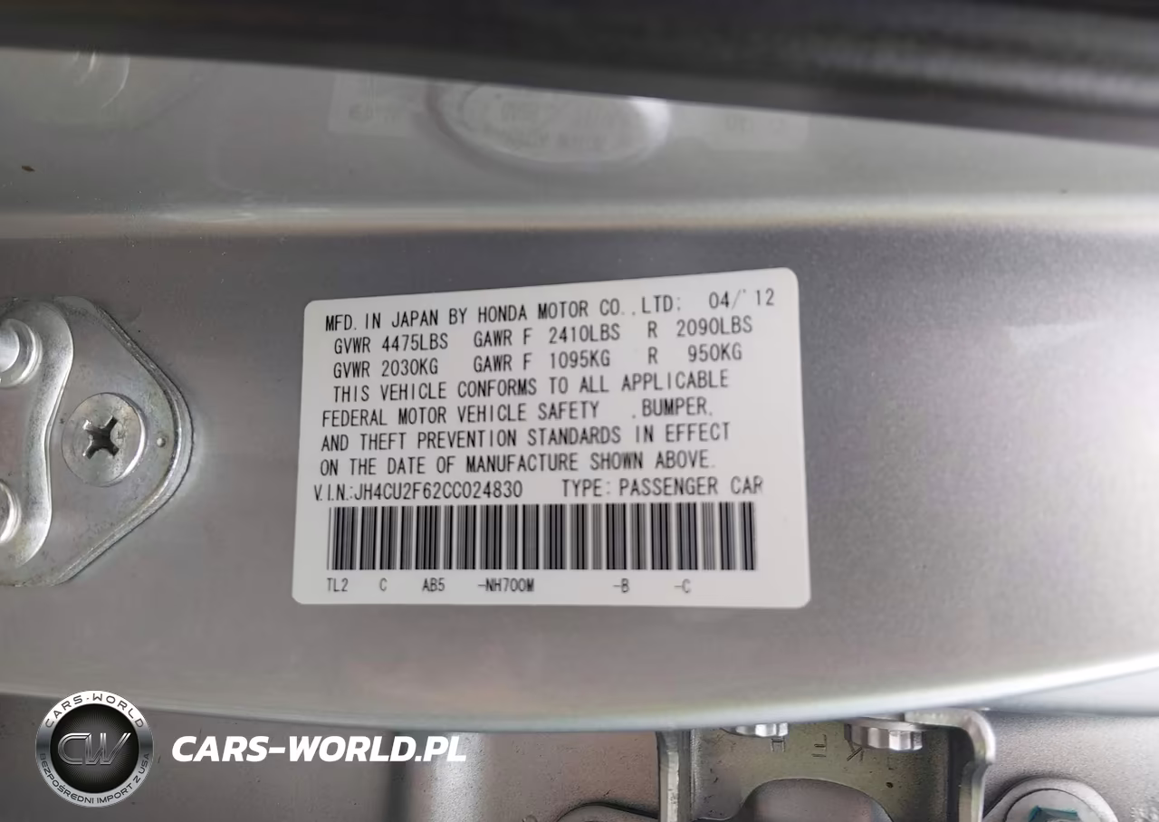 2012 Acura Tsx 2.4 VIN:JH4CU2F62CC024830 - 9