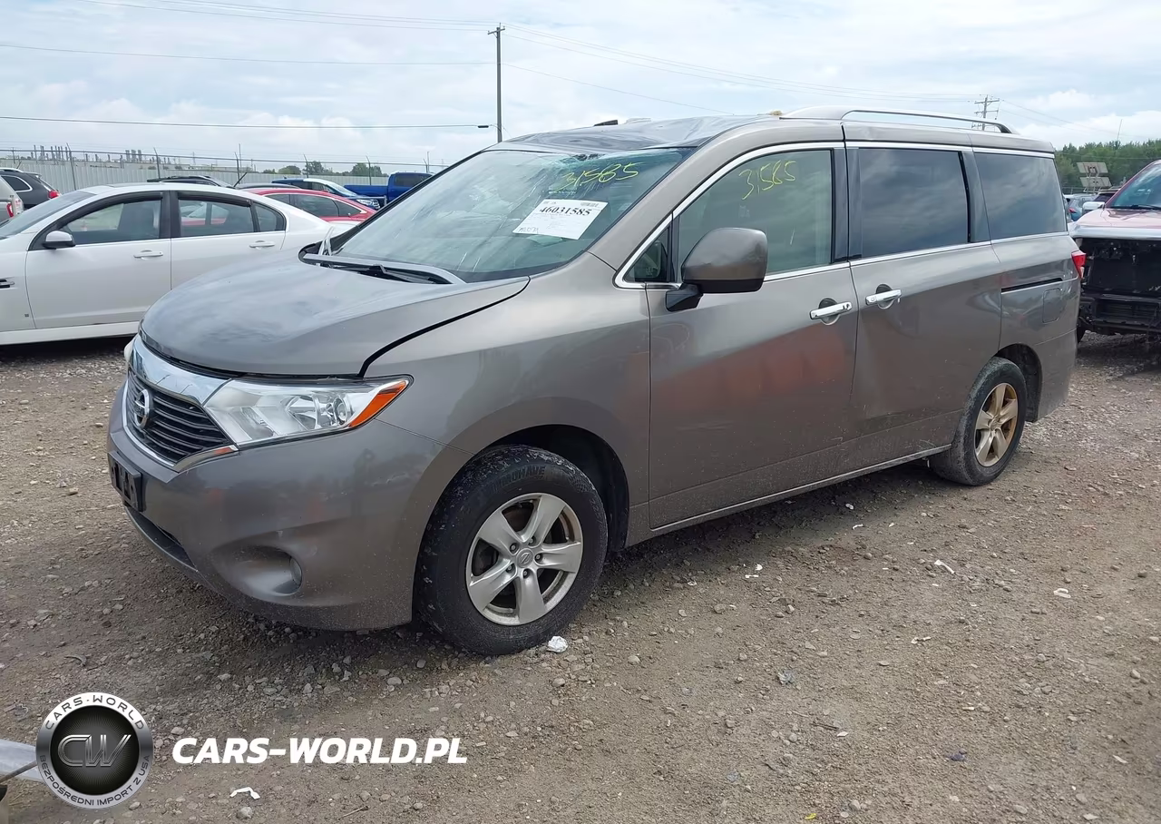 2017 Nissan Quest Sv VIN:JN8AE2KP9H9167674 - 2