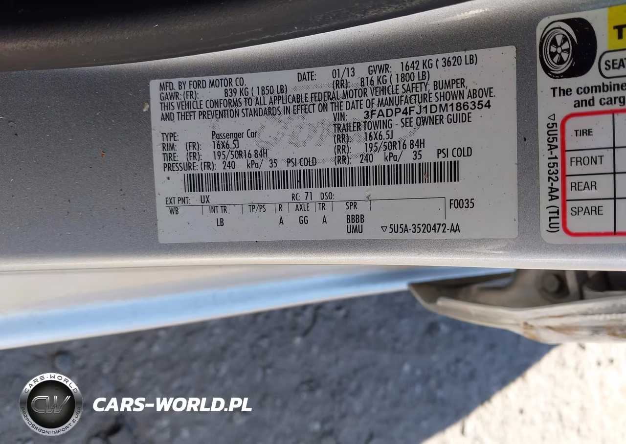 2013 Ford Fiesta Titanium VIN:3FADP4FJ1DM186354 - 9