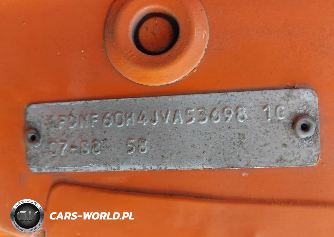 1988 Ford F600 VIN:1FDNF60H4JVA53698 - 8