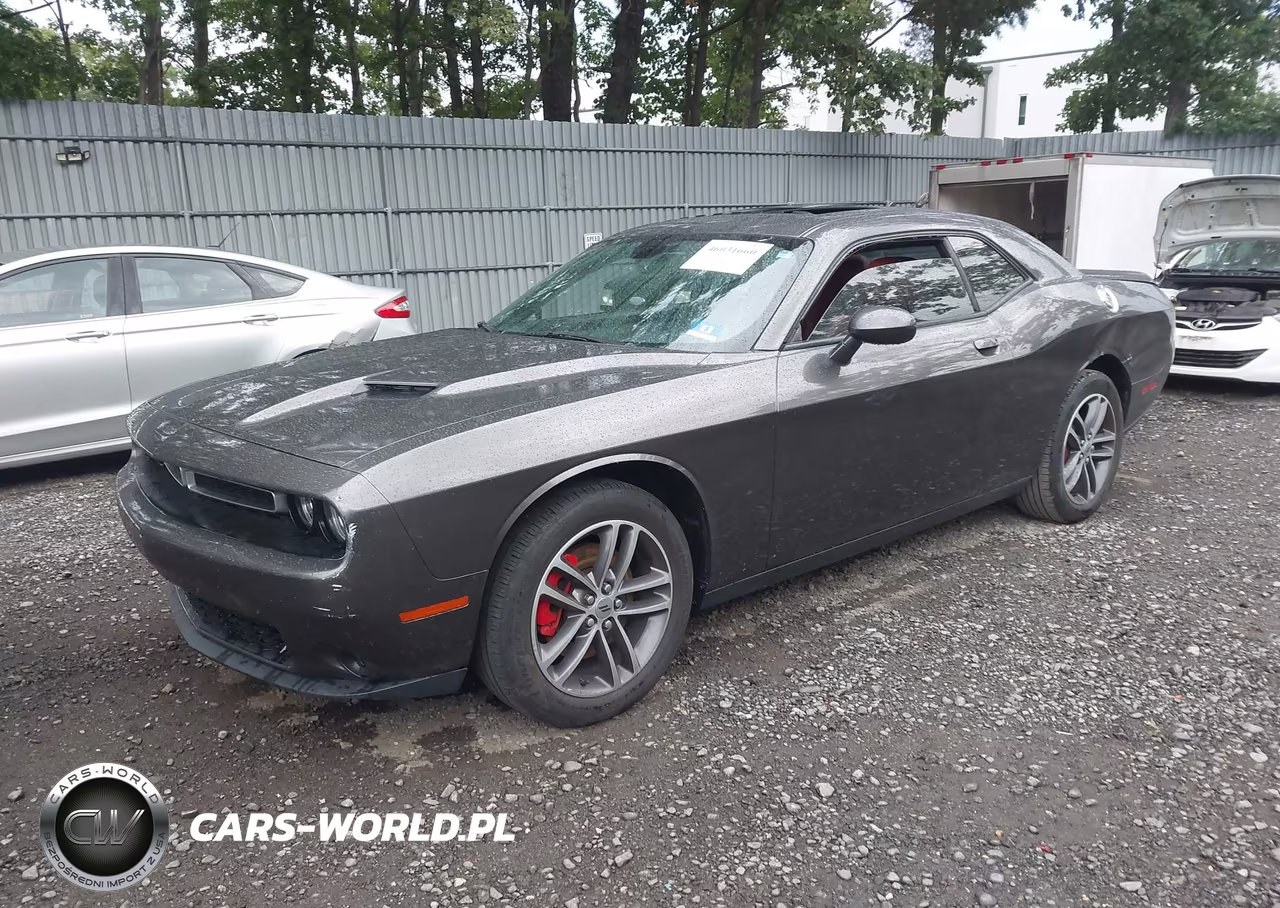 2019 Dodge Challenger Sxt Awd VIN:2C3CDZGG6KH549634 - 2