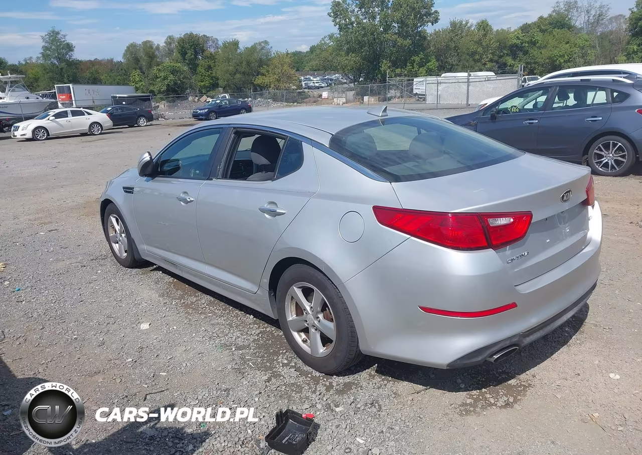 2015 Kia Optima Lx VIN:5XXGM4A75FG378828 - 3