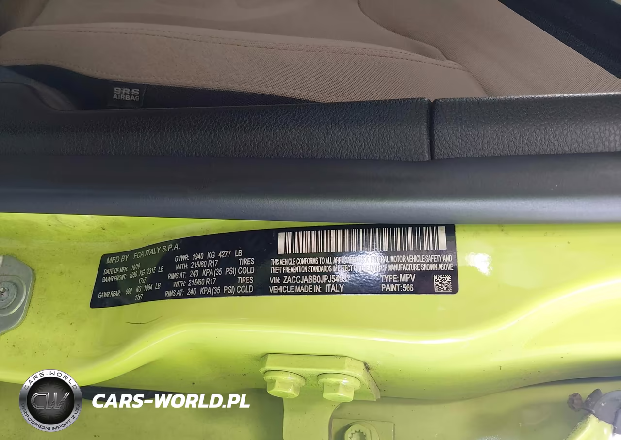 2018 Jeep Renegade Latitude VIN:ZACCJABB0JPJ54957 - 9