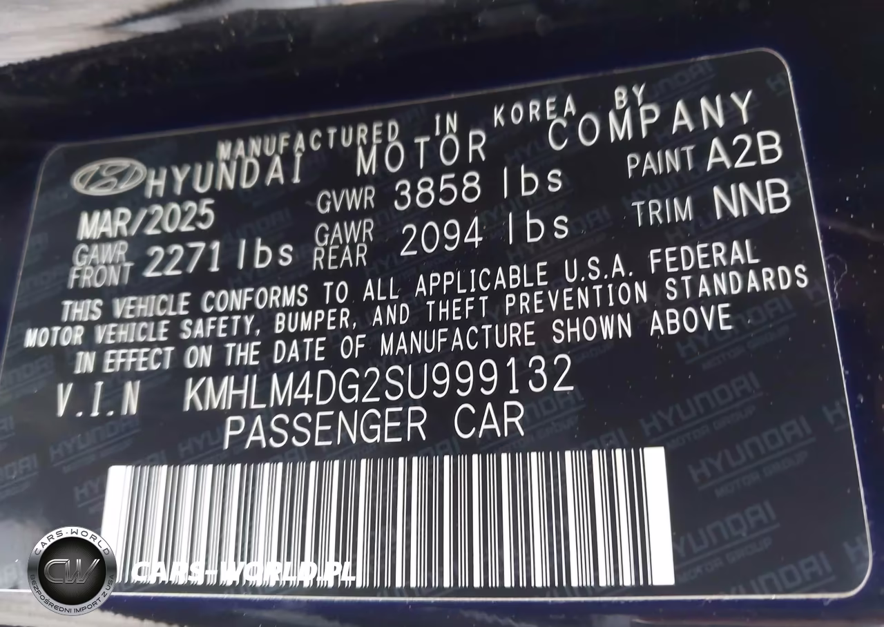 2025 Hyundai Elantra Sel Sport VIN:KMHLM4DG2SU999132 - 9