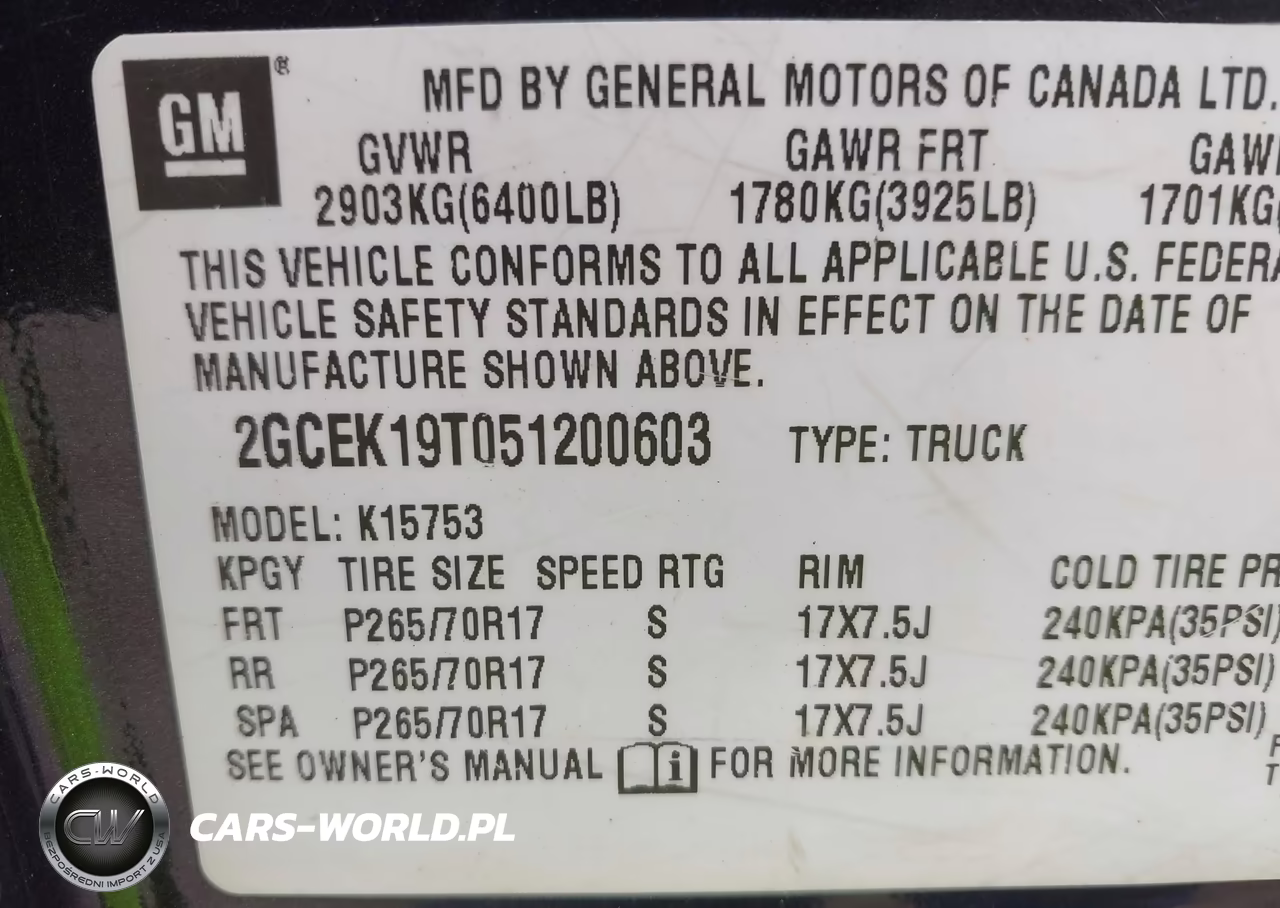 2005 Chevrolet Silverado 1500 Z71 VIN:2GCEK19T051200603 - 9