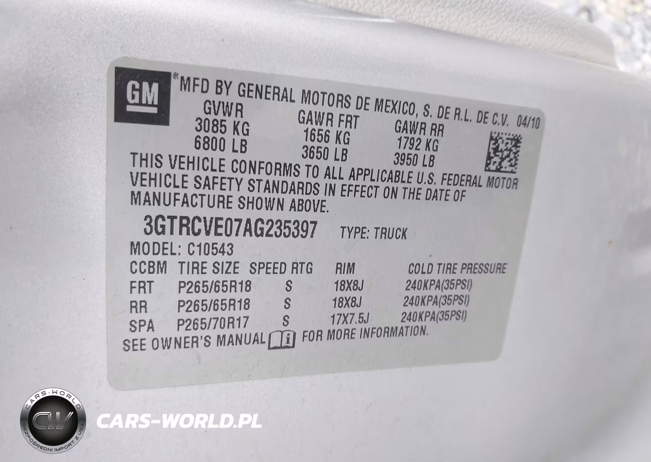 2010 GMC Sierra 1500 Sle VIN:3GTRCVE07AG235397 - 9