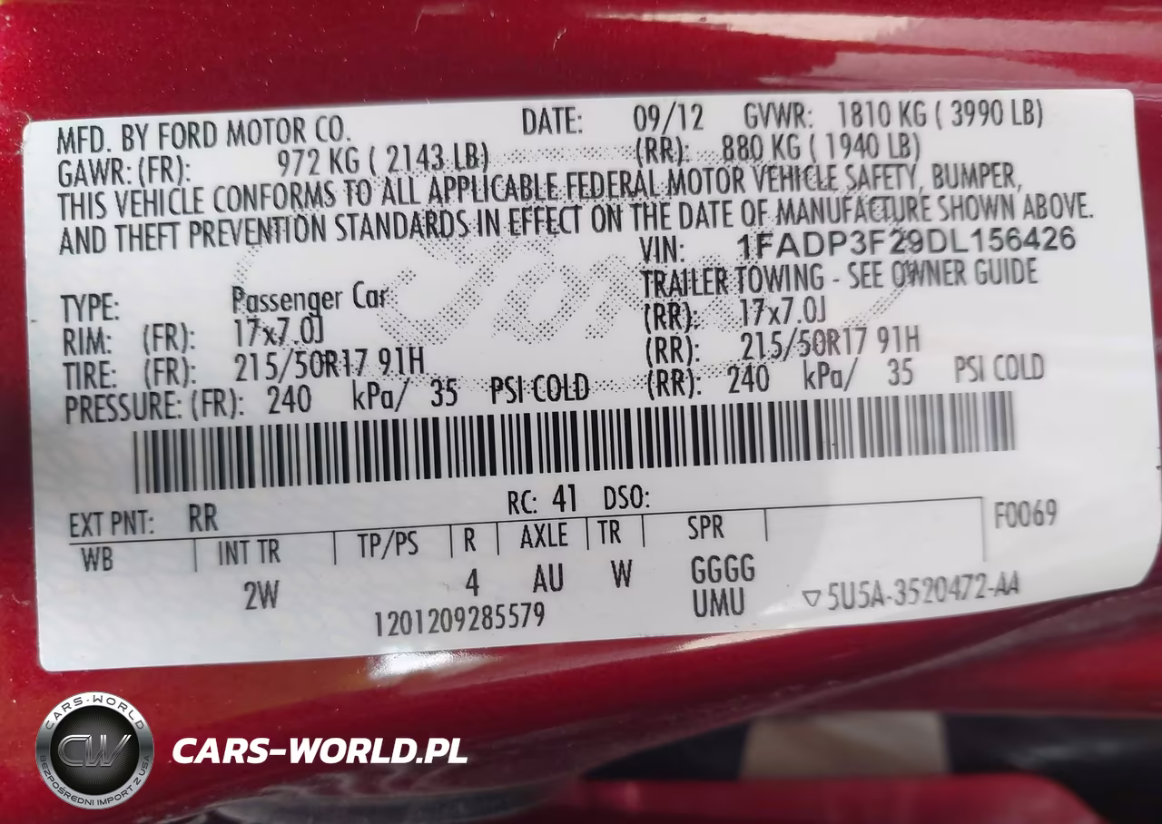2013 Ford Focus Se VIN:1FADP3F29DL156426 - 9