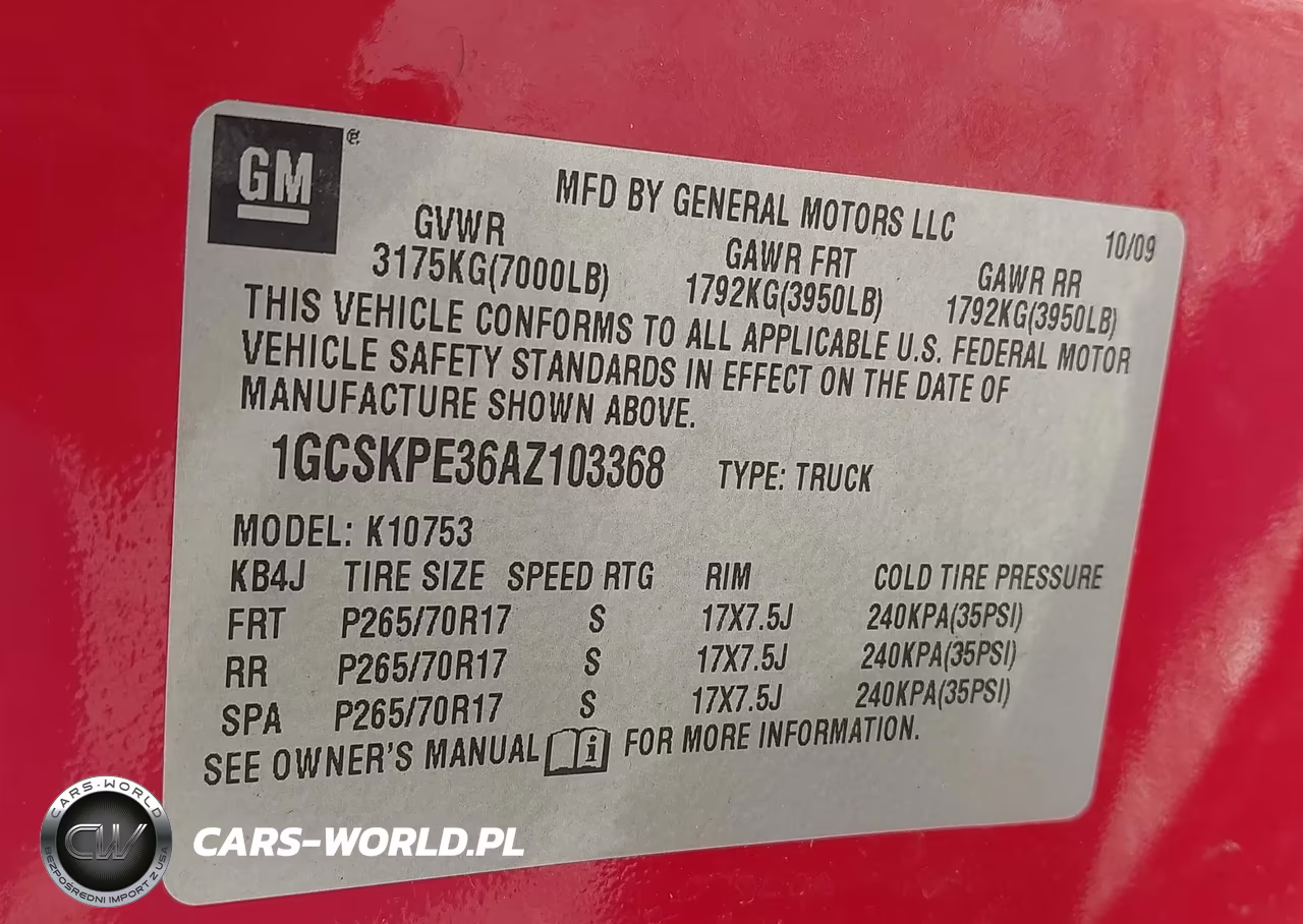 2010 Chevrolet Silverado 1500 Work Truck VIN:1GCSKPE36AZ103368 - 9