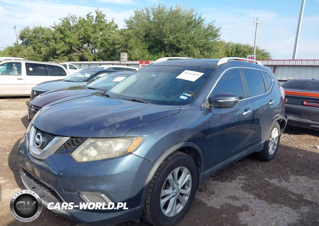 2015 Nissan Rogue Sv VIN:5N1AT2ML3FC762107 - 2