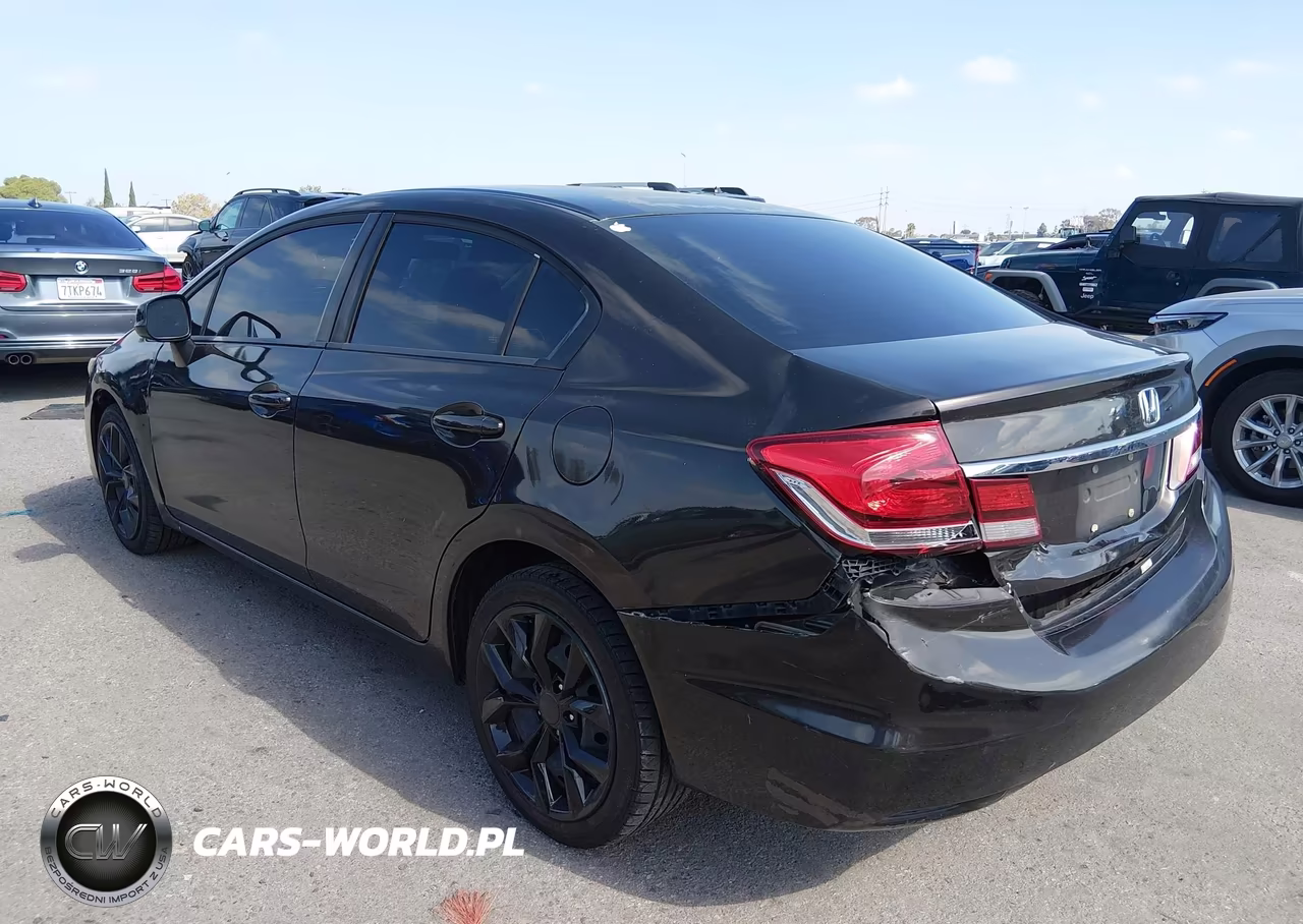 2013 Honda Civic Lx VIN:19XFB2F54DE217583 - 3