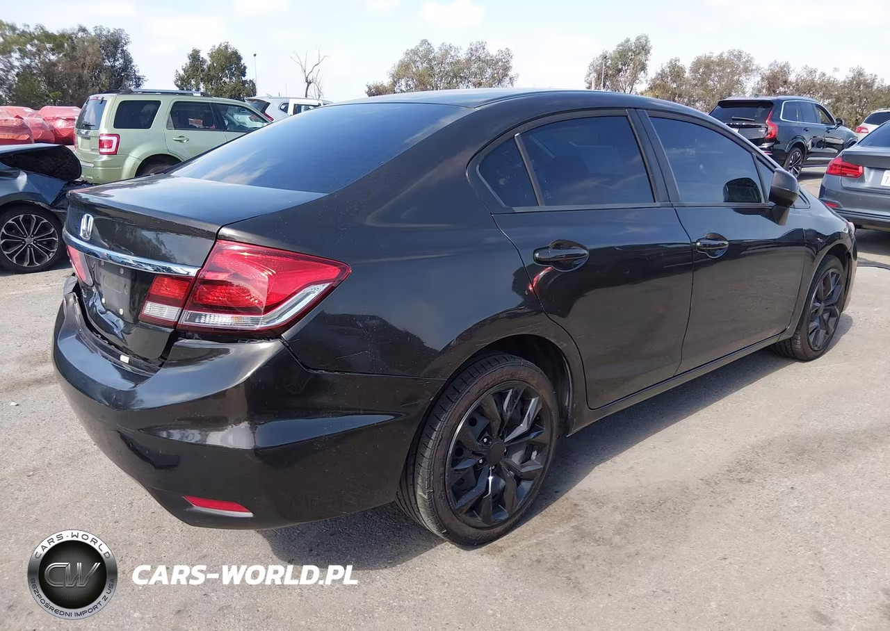2013 Honda Civic Lx VIN:19XFB2F54DE217583 - 4