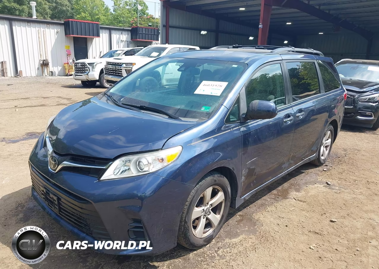 2020 Toyota Sienna Le VIN:5TDKZ3DC7LS040792 - 2
