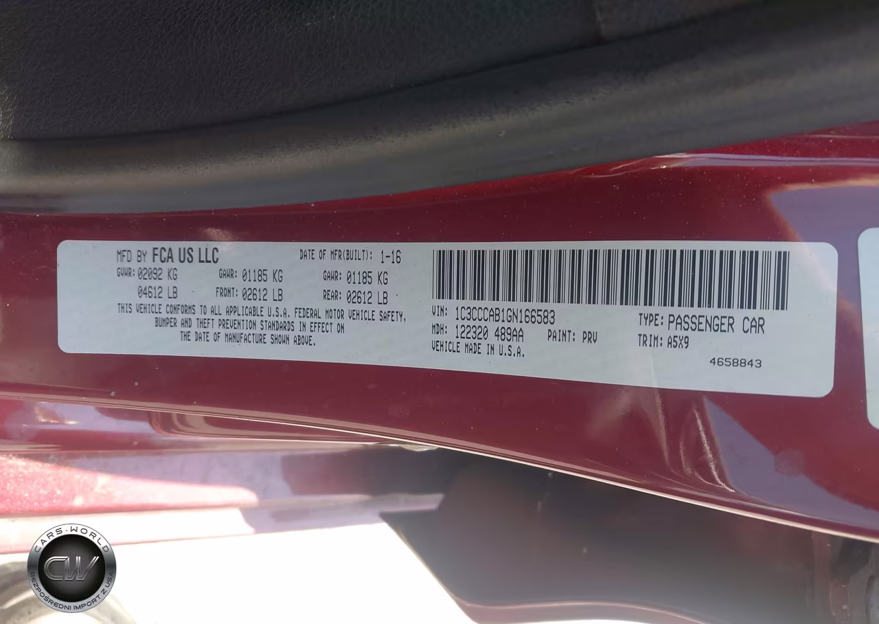 2016 Chrysler 200 Limited VIN:1C3CCCAB1GN166583 - 9