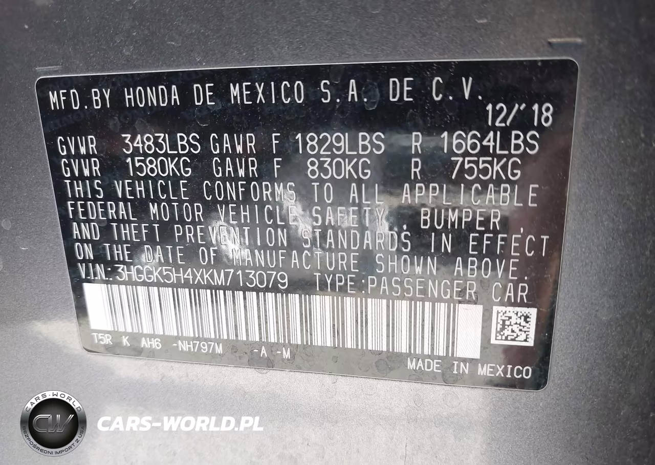 2019 Honda Fit Lx VIN:3HGGK5H4XKM713079 - 9