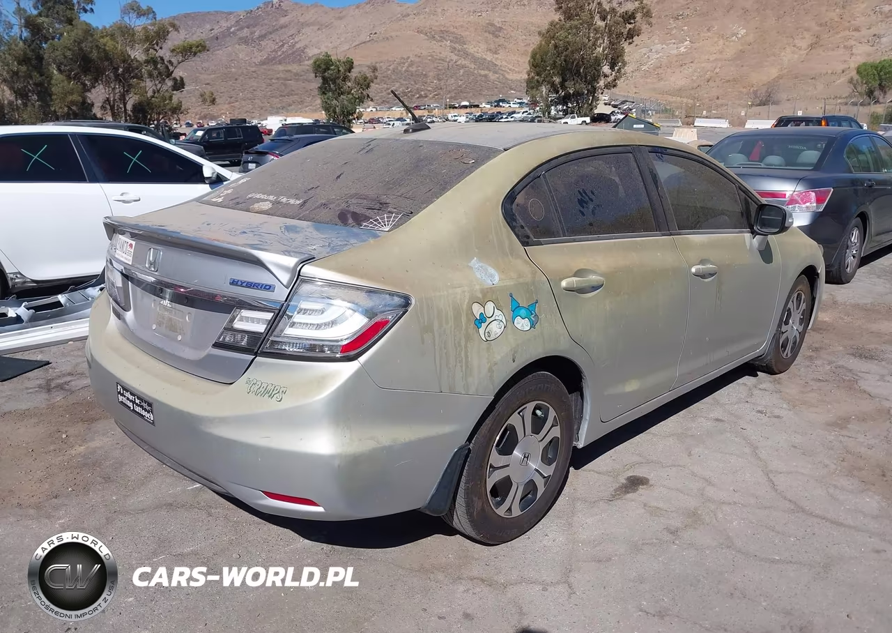 2013 Honda Civic Hybrid VIN:19XFB4F27DE001549 - 4