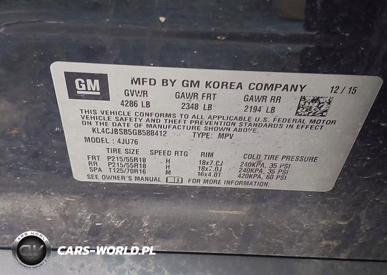 2016 Buick Encore Convenience VIN:KL4CJBSB5GB588412 - 9