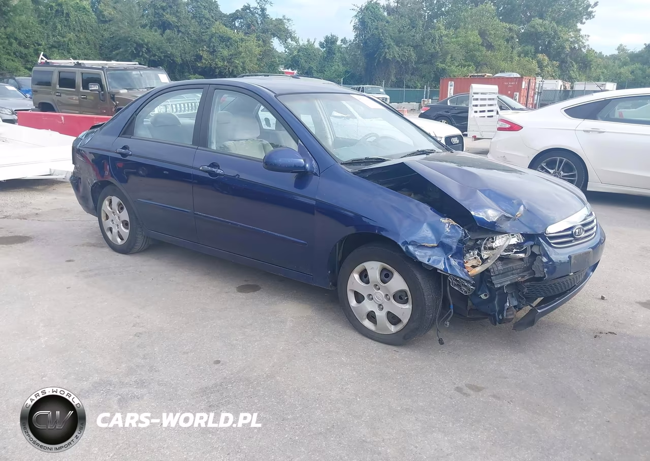 2007 Kia Spectra Ex VIN:KNAFE121X75435920 - 1