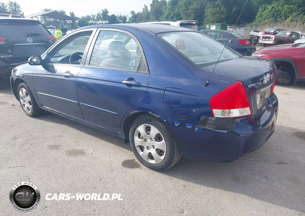 2007 Kia Spectra Ex VIN:KNAFE121X75435920 - 3