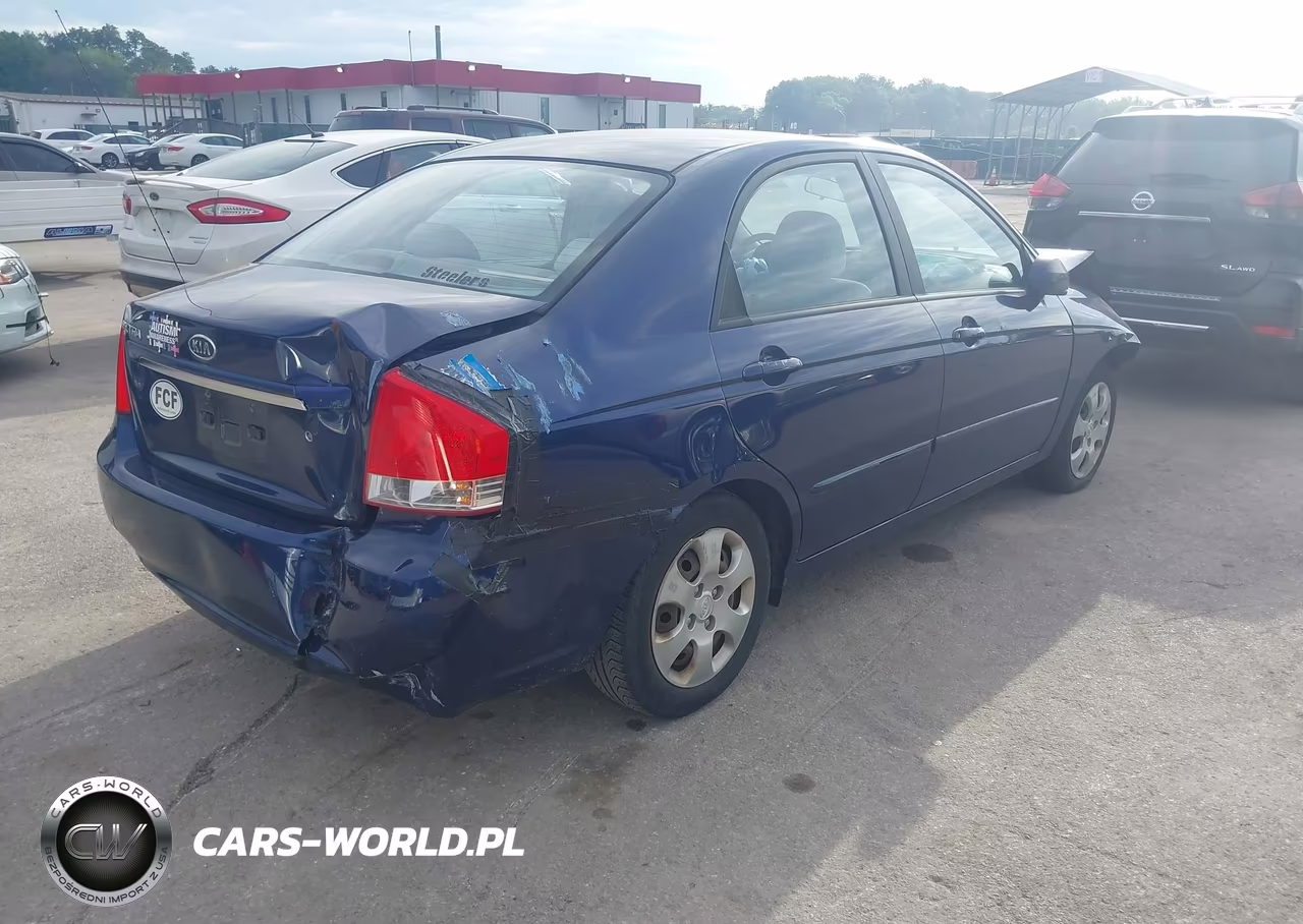 2007 Kia Spectra Ex VIN:KNAFE121X75435920 - 4