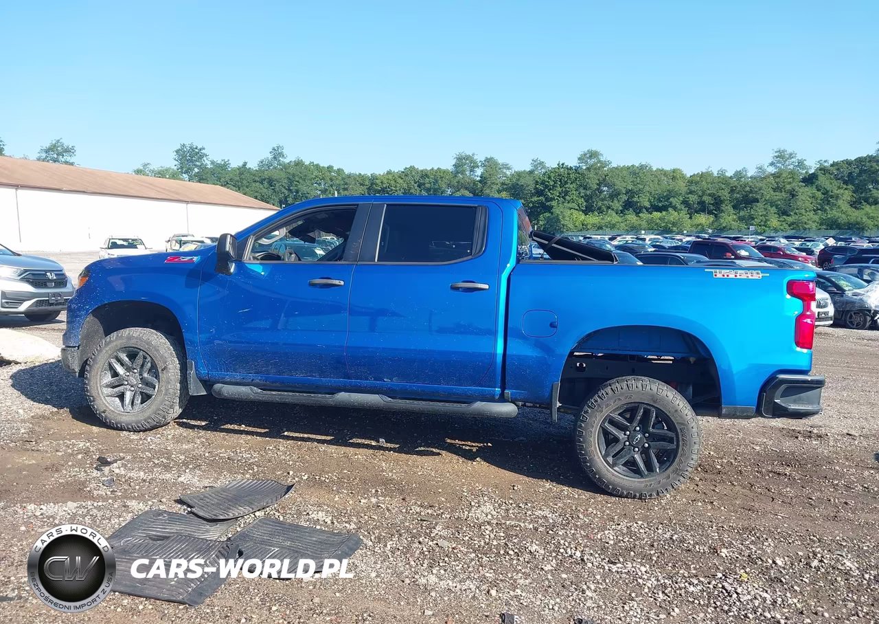 2022 Chevrolet Silverado 1500 4Wd Short Bed Custom Trail Boss VIN:3GCPDCED0NG679125 - 14