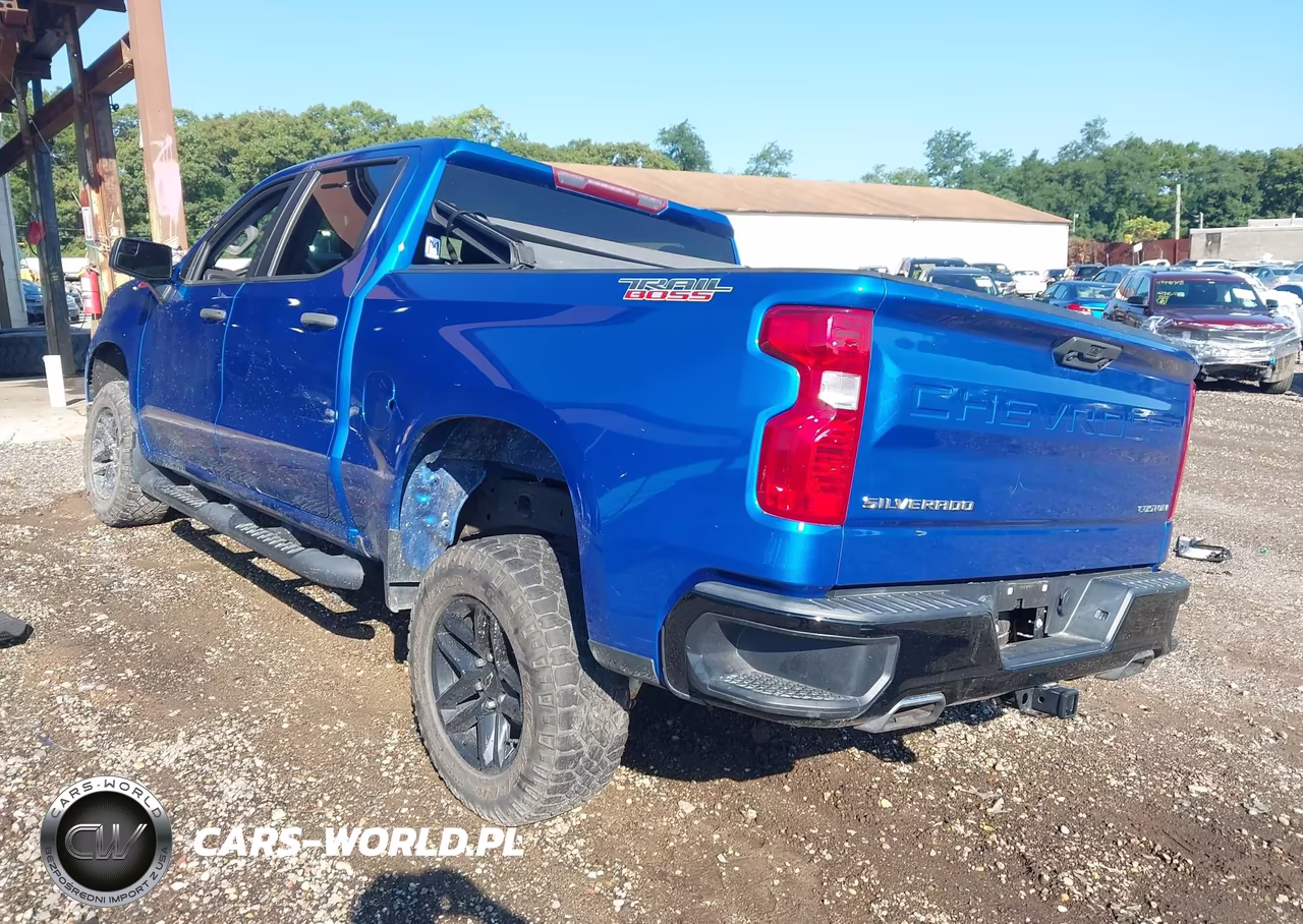 2022 Chevrolet Silverado 1500 4Wd Short Bed Custom Trail Boss VIN:3GCPDCED0NG679125 - 3
