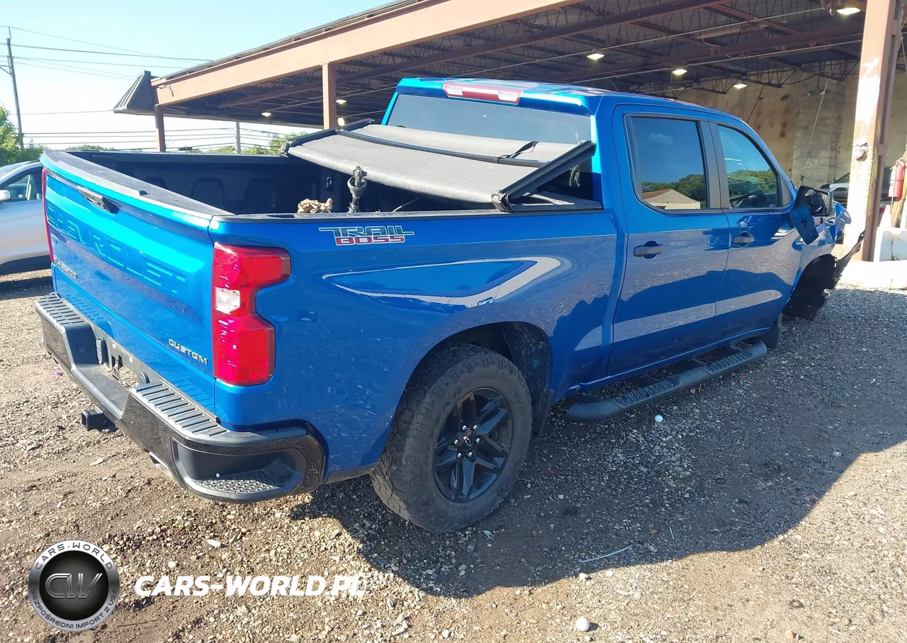 2022 Chevrolet Silverado 1500 4Wd Short Bed Custom Trail Boss VIN:3GCPDCED0NG679125 - 4
