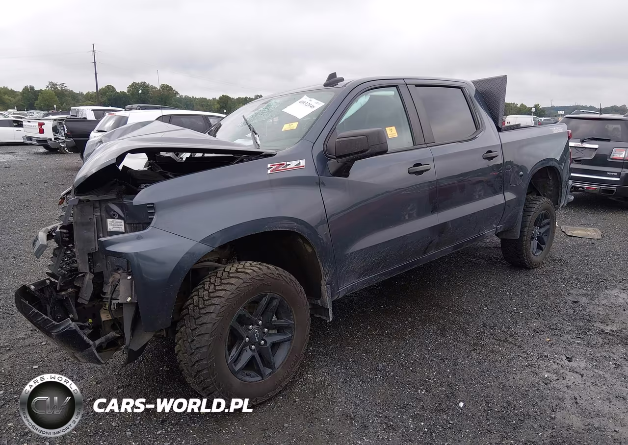 2021 Chevrolet Silverado 1500 4Wd Short Bed Custom Trail Boss VIN:1GCPYCEF2MZ392308 - 2