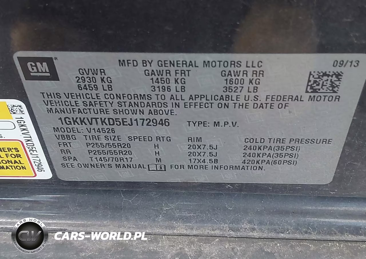 2014 GMC Acadia Denali VIN:1GKKVTKD5EJ172946 - 9