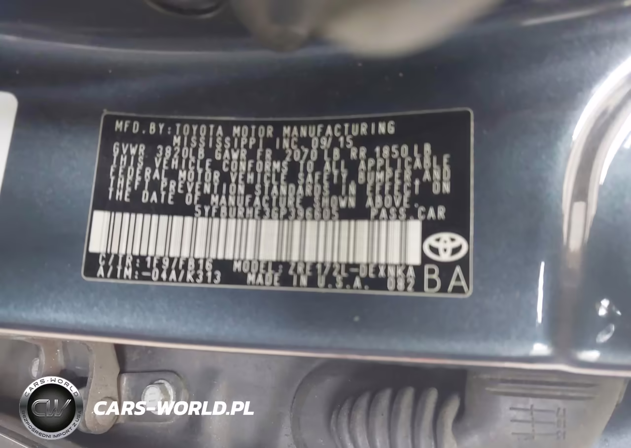 2016 Toyota Corolla Le VIN:5YFBURHE3GP396605 - 9