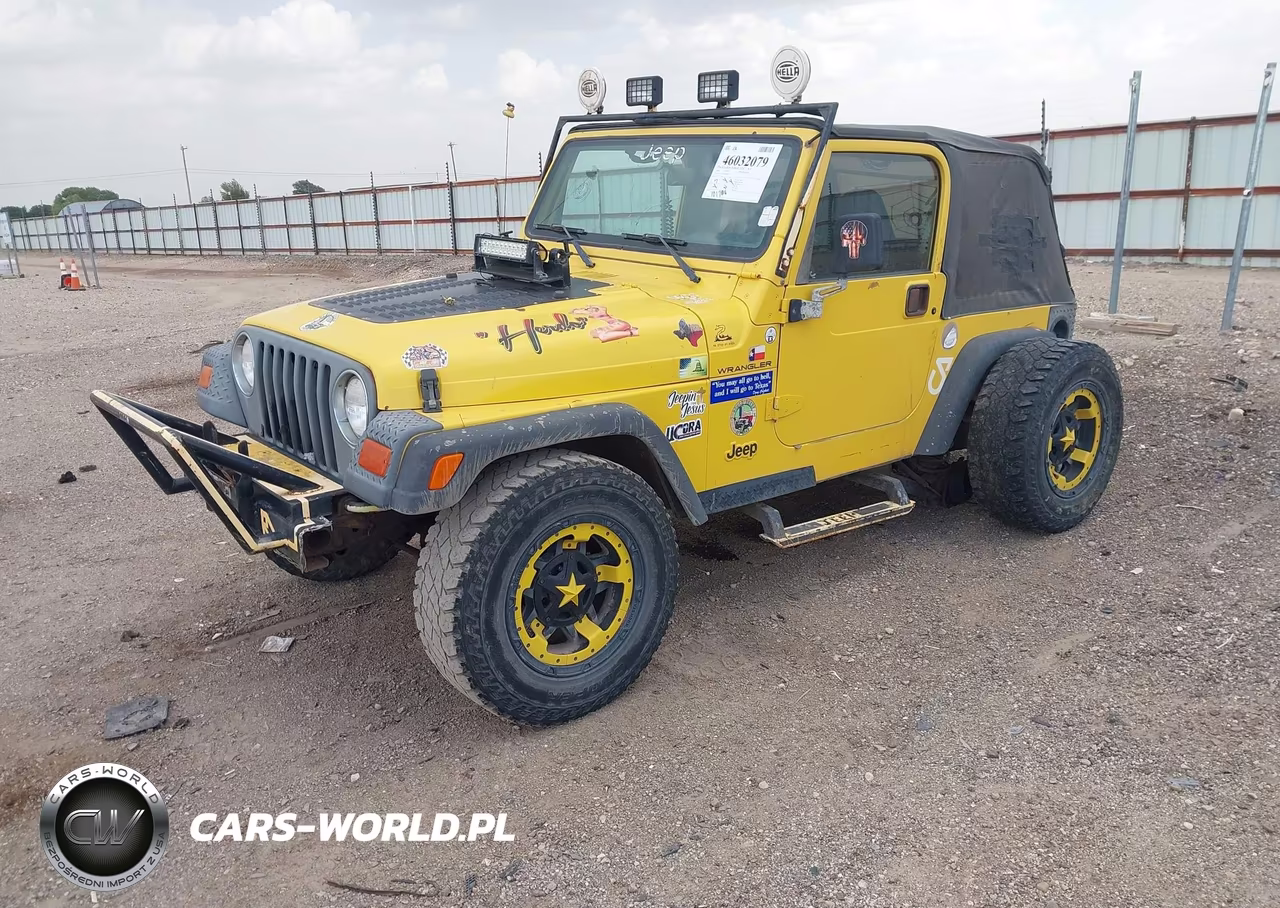 2000 Jeep Wrangler Se VIN:1J4FA29P5YP783686 - 2