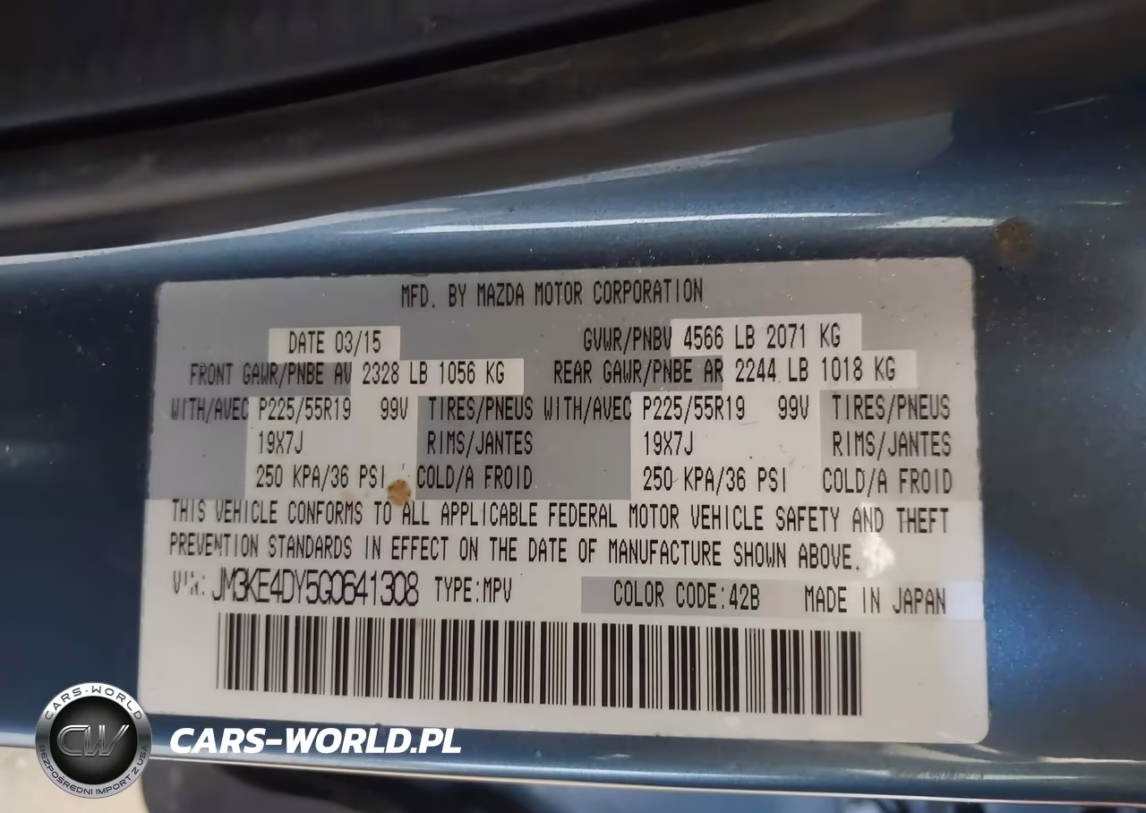2016 Mazda Cx-5 Grand Touring VIN:JM3KE4DY5G0641308 - 9