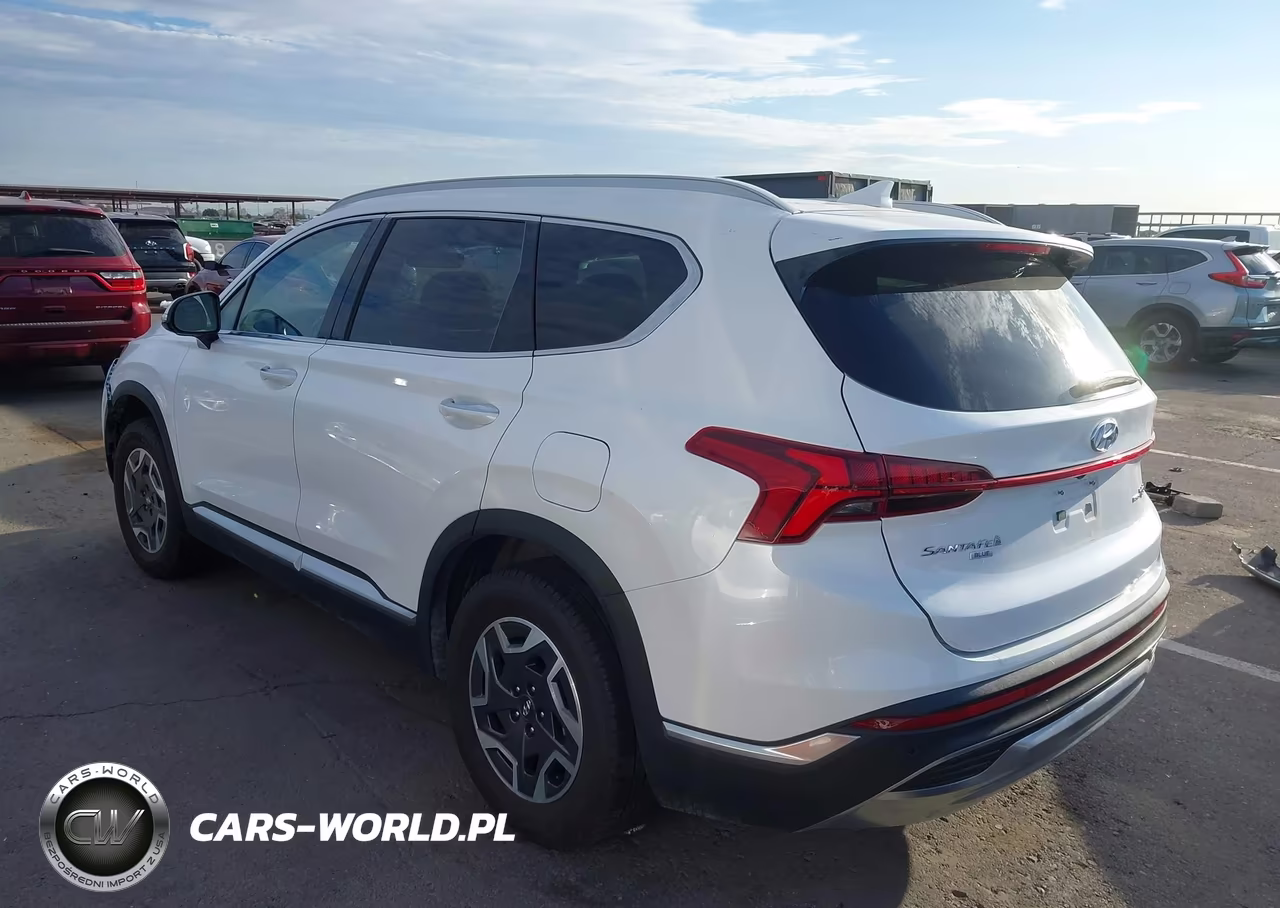 2022 Hyundai Santa Fe Hybrid Blue VIN:KM8S2DA16NU023988 - 3