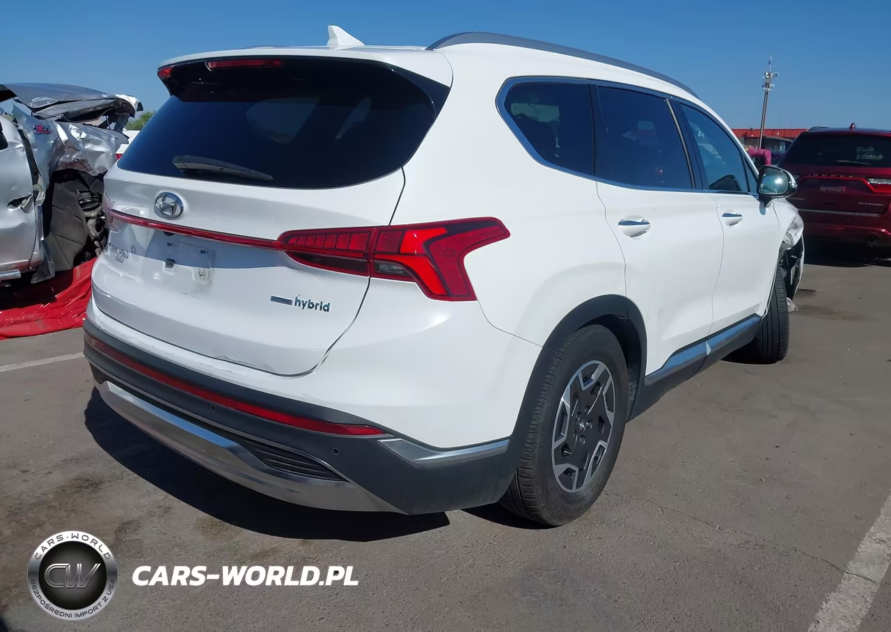 2022 Hyundai Santa Fe Hybrid Blue VIN:KM8S2DA16NU023988 - 4