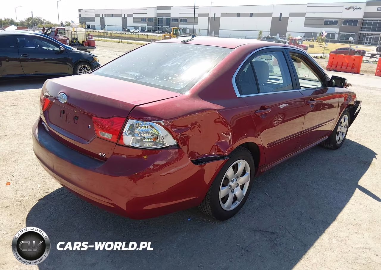 2009 Kia Optima Lx VIN:KNAGE228X95322544 - 4